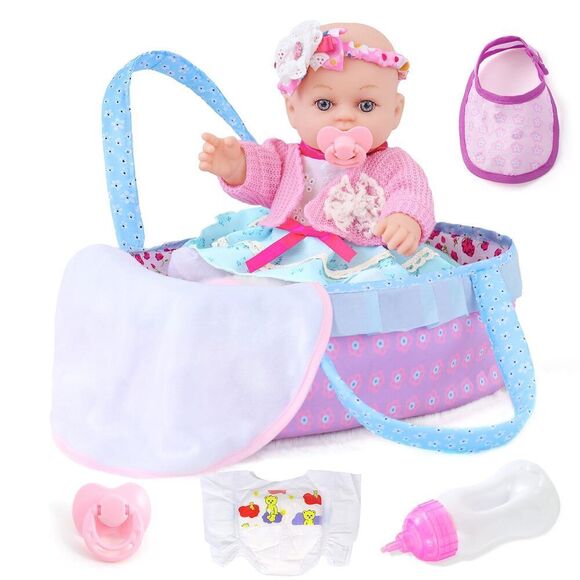 Realistic Baby Dolls 12 Inch Girl Baby Doll With Accessories And Clothes Includ